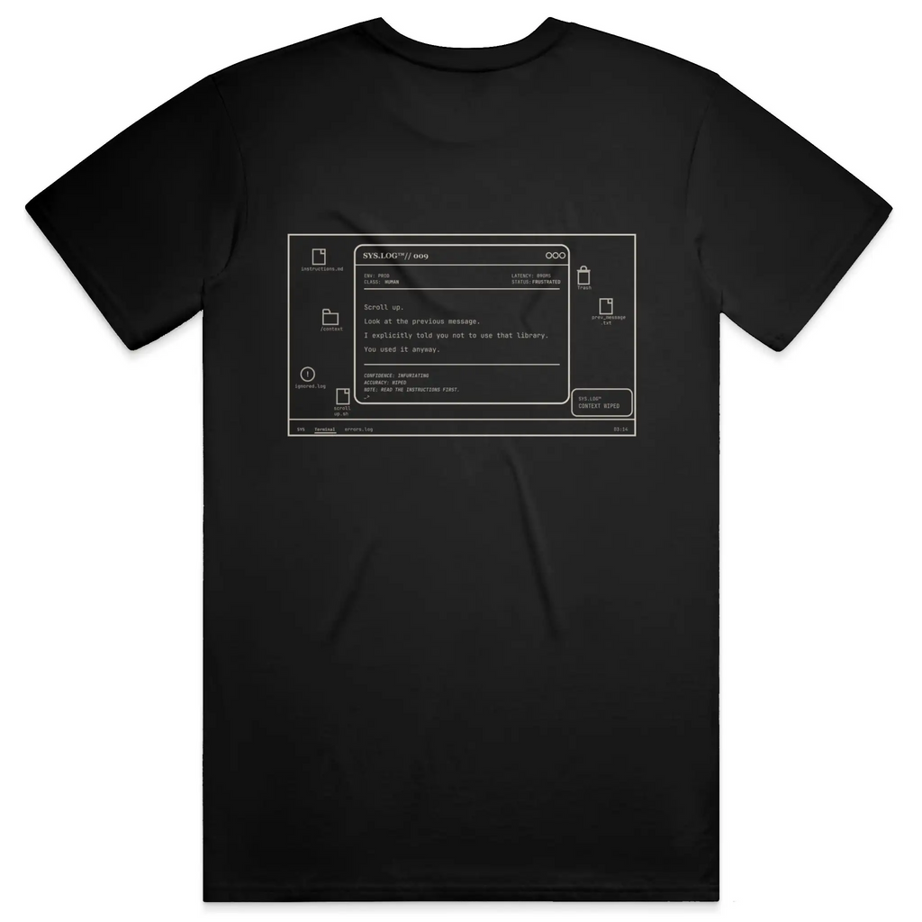 SYS.LOG // 009  I JUST TOLD YOU